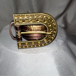 Apt. 9 Belt Womens 6P Faux Leather Studded Boho Hippie Y2K Embellished Cowgirl